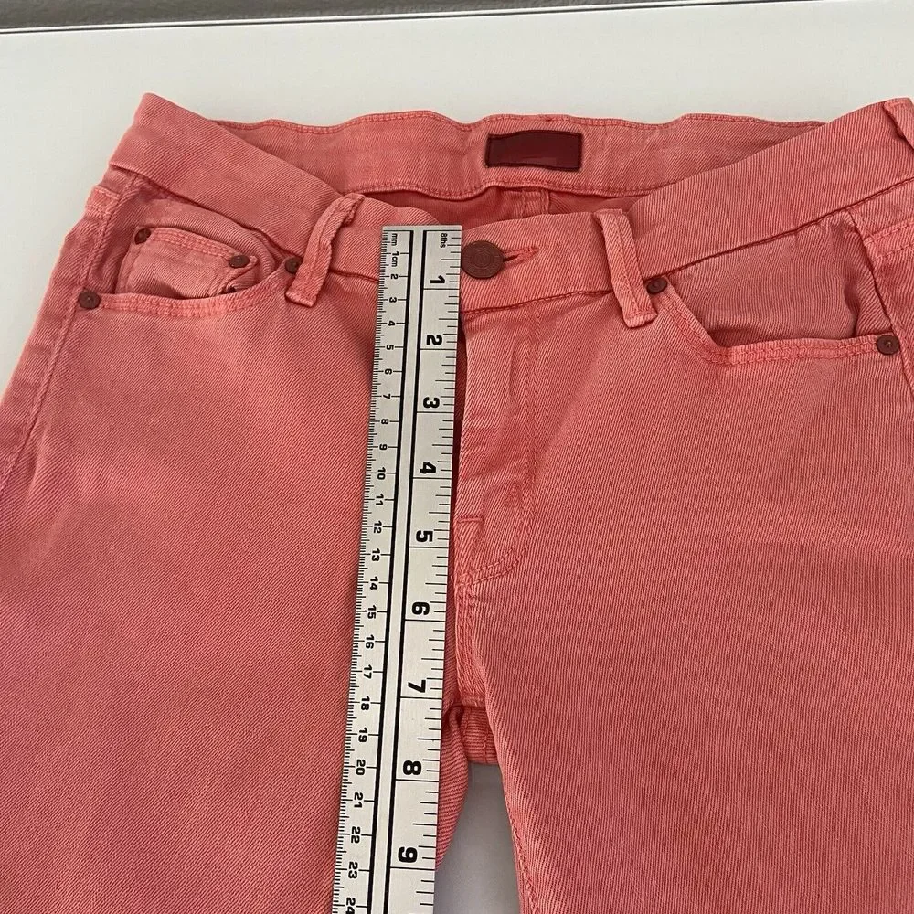 Mother Women's The Looker Jeans Brink‎ Pink Skinny Stretch Size 26 Read